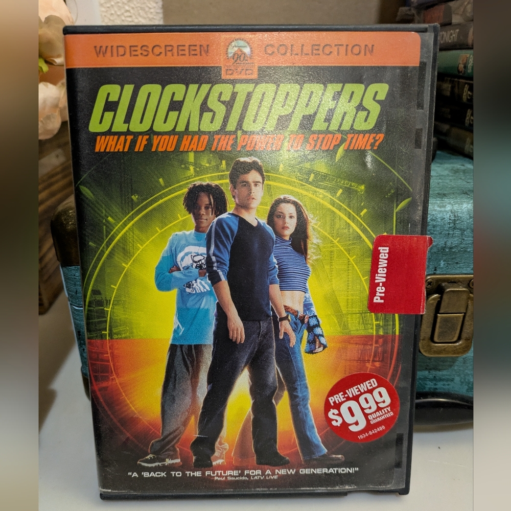 2/$18 "Clockstoppers" Movie DVD